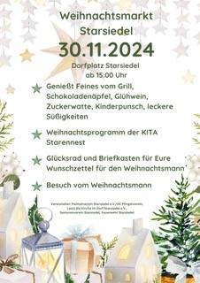 Weihnachtsmarkt Starsiedel