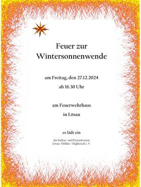 Wintersonnenwende 2024