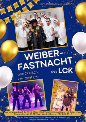 2025 Flyer Februar Weiberfastnacht Final